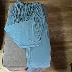 Cider teal/gray pants